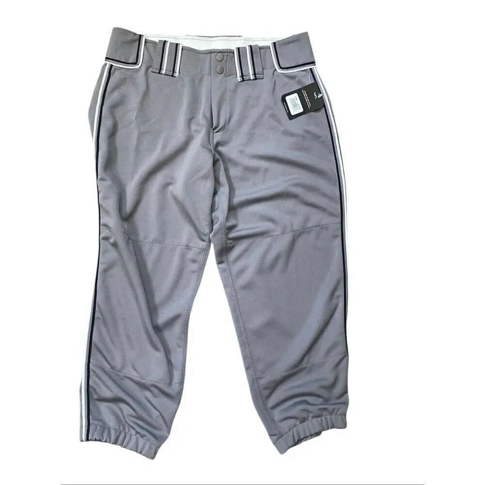 UNDER ARMOUR GRAY BASEBALL PANTS SIZE 34 LOOSE (22” Inseam)